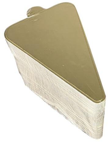 SHOWERORO 100pcs Triangle Cake Pads Paper Cake Bases Sturdy Dessert Holding Board for Serving Trays