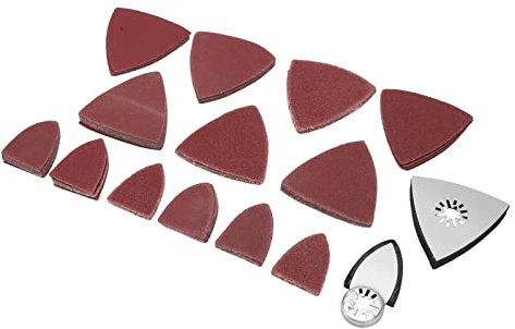 Platorello per Levigatura per Utensili Oscillanti, Platorello Triangolare per Utensili Oscillanti Industriali Ampiamente Compatibile Professionale per Levigatrici