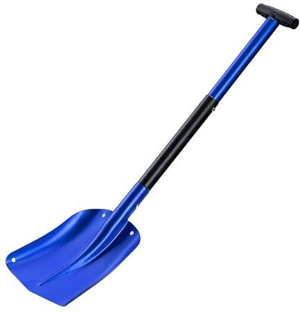 Schneeschaufel 82cm, Mehrzweck-Teleskop-Schneeschaufel, Outdoor-Werkzeug zum Enteisen von Autos, Einziehbare Schaufel, Schneeschaufel aus Aluminiumlegierung, für Schnee, Sand und Garten im Auto, zu Ha
