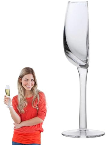 Red Wine Glass - 140ml Premium Glassware with Long Stem | Reusable and Stylish Glasses For Dinners, Weddings, Birthdays And | Transparent And Flexible Design For A E