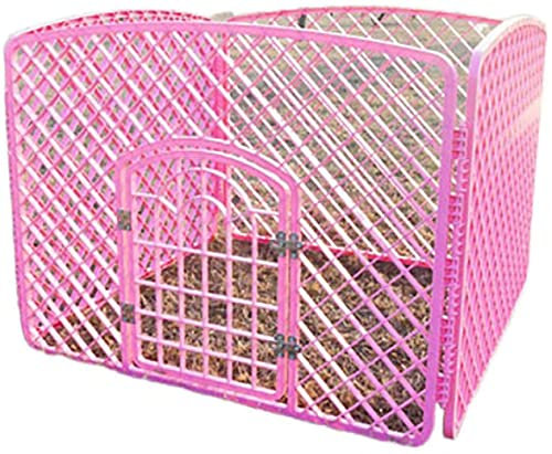 Hundekäfig Haustierkäfig Innen Anti-Flucht-Haustierzaun Großes Metallschloss Faltbarer Katzen- und Hundezaun 39,4 * 39,4 * 30,3 Zoll,