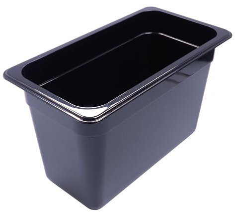 AcMax GN 1/3 Gastronormbehälter GN Behälter 7,8 Liter Tiefe 200 mm Kunststoff schwarz