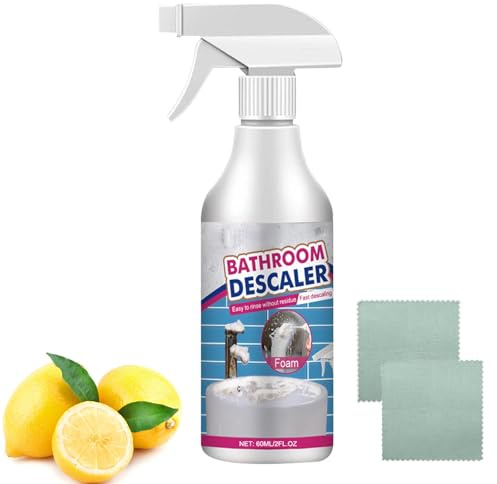 Limpiador de manchas resistentes, 2025 Neuster Multifuncional Limpiador de Cabina de Ducha, Spray Descalcificador de Baño Limpieza Eficiente (1)