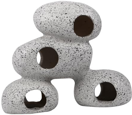 BESTonZON Ornement De Grotte Résine pour Aquarium Abri Naturel pour Poissons Décoration Aquarium
