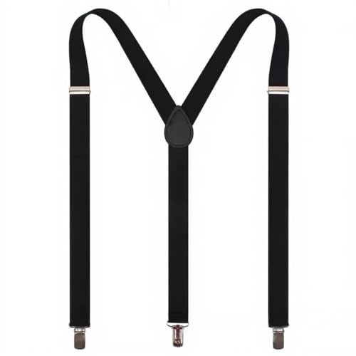 ENAESLOT 1 PCS Braces For Men Trousers,Y-Shape Trousers Braces, Mens Brace for Trousers with Strong Clips, Adjustable Elastic Suspenders, One Size for Men and Women
