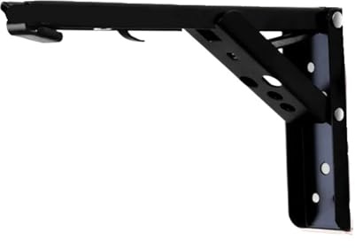 Dreieckswinkel, klappbar, schwere Stütze, verstellbar, Wandmontage, Bank, Tischregal, Möbelbeschläge für Wandmontage Winkel Regal(Black 10 inch)