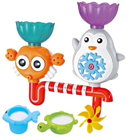 Kinder Saugnapf Badewannenspielzeug | Pädagogische Lustige Interaktive Spiele - Kinder Badezubehör Saugnapf Wasserspiel - Für Zuhause, Reise, Badewanne, Sommer, Geburtstag, Spiel,