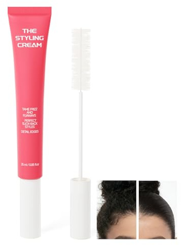 FAMIKYA Hair Mascara for Flyaways, Fly Away Hair Stick, Wax Stick for Hair, Lightweight Anti Frizz Slick Back Hair Styling Wax Stick, Taming Wand Gel for Smoothing Women Girls