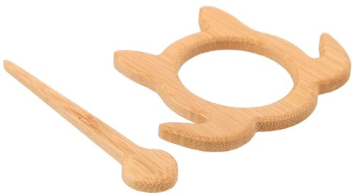 ULTECHNOVO Broche en Bois Animal Tortue pour Pull et Cardigan, Résistante Décoloration, Polie, Style Vintage et Créatif, pour Sorties Décontractées