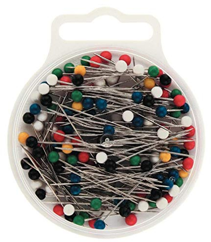 Prym 028490 Plastikkopfstecknadeln, 0,65 x 34mm, bunt, Stahl, 34 x 0,65mm, 028490-1