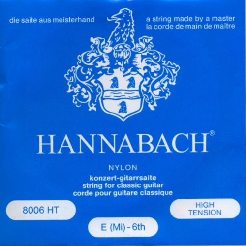 Hannabach 8006 blau - E6 Konzertgitarre - high