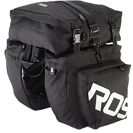 Docooler 3 en 1 multifunción Carretera MTB Bicicleta de montaña Bolsa Bicicleta alforja Asiento Trasero Maletero Bolsa