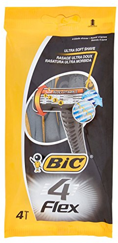 Bic Rasoio Flex - Un pacco con 4 pezzi