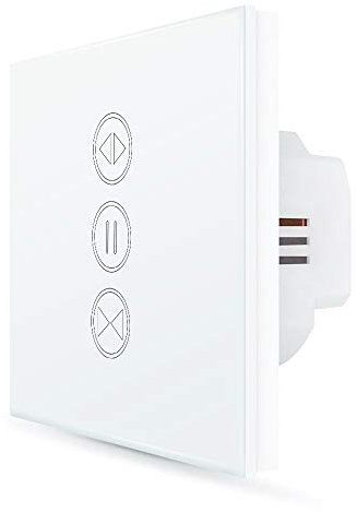LoraTap Connected Roller Shutter Switch, Blind Switch, WiFi Curtain Switch, Compatible with Alexa Google Home for Voice Control, Smart Timer Wall Motor