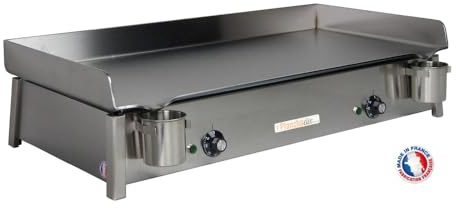 PLANCHAELEC, plancha eléctrica de acero inoxidable ANTHEA E870