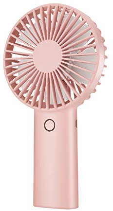 YunTuo Mini Portable Handheld Fan with 4400 mAh Rechargeable Battery, 3 Speeds Personal Fan for Indoor and Outdoor Use, Ultra Quiet (Pink)