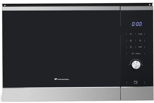 Micro ondes grill encastrable CONTINENTAL EDISON CEMO25GINE Noir Inox L59,5 x H38,8 x P40,1 cm 25L