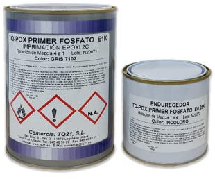 TQ21 Imprimación Epoxi Fosfato Zinc Gris 1K+0,25K
