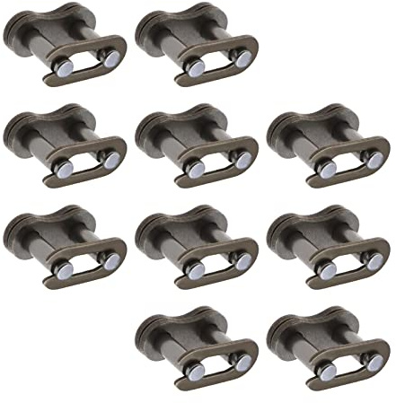 Be In Your Mind 10 STÜCKE 25 H Kette Master Link Kette Verbindungsglied Fahrradkette Master Link aus Stahl Hochfeste Steckverbinder Rollenkette Motorrad Kettenglieder