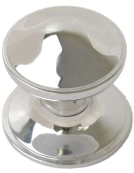 VIBE 63mm Door Knob for Centre Door in Chrome Door Handle Knob on Chrome for Internal Doors