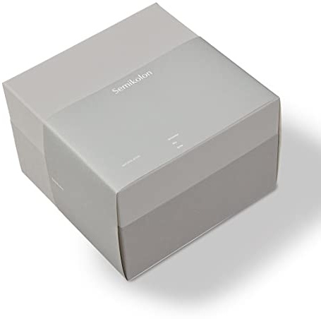 Semikolon 368771 Aufbewahrungsbox Natural Affair S Format - 11,9 x 11,9 x 8,2 cm - Geschenkbox - Design Moonstone grau