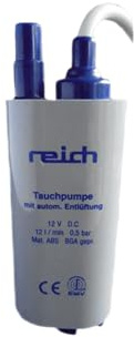 Reich Pompe submersible 12L avec clapet anti-retour, pompes submersibles, blanc