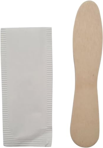 TAS-TY Wooden Ice Cream Spoons/Spades - Individually Wrapped (1000)