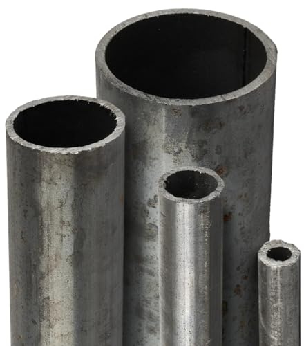 TJ Stahlrohr S235 JR Stahl I Ø40 x 2 mm Länge 1000 mm I ST37 Standard Rundrohr I unbehandeltes Stahl-Rundrohr I Konstruktionsrohr für Bauwesen, Maschinenbau, Landwirtschaft, Architektur uvm