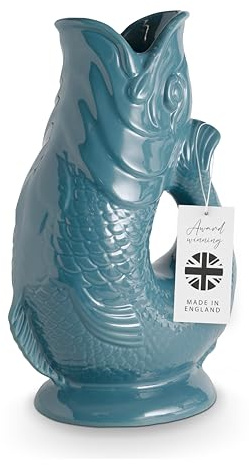 Wade WA967802TEA Original Gurgle Krug, Steingut, ikonisches britisches Erbe, hergestellt in Stoke-on-Trent, 0,6 l, Agave