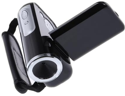 Didiseaon Videocamera Digitale Mini Dv Sensore 16mp, Zoom Digitale 16x, Schermo Tft 2 Pollici, Alimentazione 3 Batterie Aaa, Corpo in Plastica Leggera per Videoregistrazioni Portatili