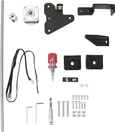 Respice Finem Dual-Z-Achsen-Kit, Schrauben-Upgrade-Set für Ender 3 3S 3D-Drucker-Teile, Elektrowerkzeug-Zubehör, verbesserte Stabilität, Aluminium-Kupplung, einfache Installation