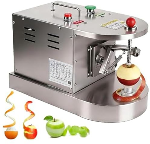 ZenSeFarin Máquina Peladora Comercial Frutas Verduras,Peladora Naranja Limón Completamente Automática con Altura Distancia Ajustable,Herramienta Alta Eficiencia Ahorro Tiempo para Restaurantes Uso