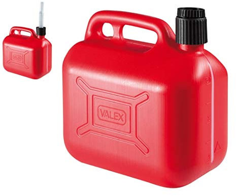 Valex Bidón para gasolina, 10 l, trasvasador integrado
