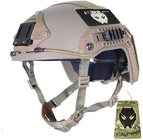 ATAIRSOFT Airsoft Maritim Helm für Paintball Sport Einstellbar Militär Helm Outdoor Taktische Ausrüstung Protective Fast Helm Top Helm für Tactical Kampf Armee Jagd