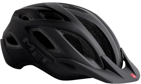 MET Fahrradhelm Crossover, Shaded Black, M, 570 013 00