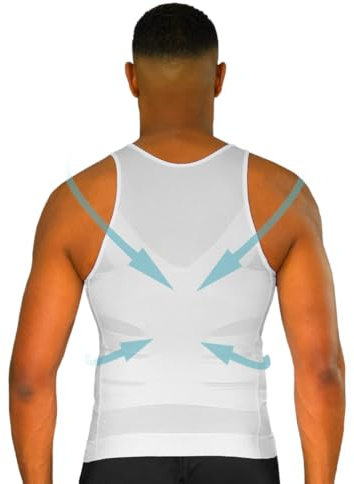 Curveless Débardeur Correcteur de Posture Homme | Anti Mal de Dos | Redresse Dos et Epaules |Compression | Maillot de Corps |