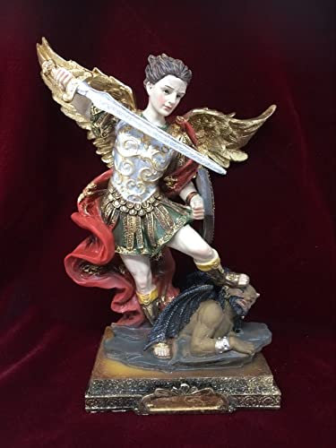 Osiris Trading UK St. Michael Erzengel Statue Religiöse Figur Heiliger Skulptur Engel Ornament