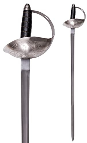 Battle-Merchant Britisches Kavallerie Schwert mit Scheide von 1912 | Dekorative Offiziersschwert Replik für Reenactment & Historische Darstellungen, Ausstellungsstück, Schwert, ab 18