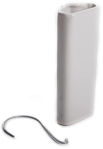 rg-vertrieb Luftbefeuchter Keramik Verdampfer Verdunster für Rippenheizkörper Wasserdunster 0,35L Weiß (6 Stück)