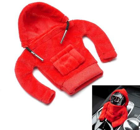 Homefantasy Universelles Mini Schaltknauf Abdeckung,Kreativer Auto Schaltknauf Hoodie,Schaltknauf Abdeckung Schalthebel Hoodie,Gangschaltung Hoodie-Abdeckung,für Universal Gear Shifter