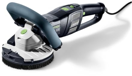 Festool 577062 Sanierungsschleifer RENOFIX RG 130 ECI-Set DIA PA | Leistungsstarker Sanierungsschleifer mit bürstenlosem EC-TEC Motor, 130 mm Durchmesser und DIA PA Abtragscheibe im Set.