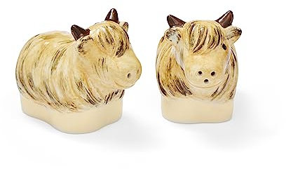 Cooksmart British Designed Salt and Pepper Sets | Salt and Pepper Pots to Suit All Kitchens | Salt and Pepper Shaker for Everday Use - Buttercup Farm