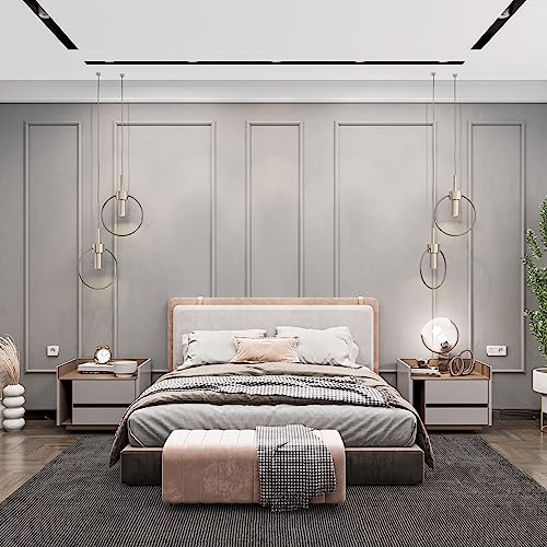 Ready to Assemble Wall Moulding Kit, Pre-Cut All Edges, Factory Primed Wall Moldings for 3 Wider 3 Narrow Column Frames P-30