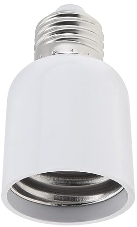 RTNLIT E26 to E39 Mogul Base Adapter, Medium Standard E26 Screw Base to E39 Mogul Light Bulb Lamp Socket Converter, Pack of 1