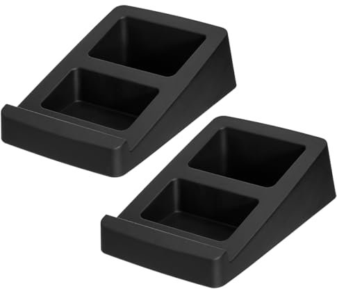 My Wall HS32-2L - Supporto universale da tavolo per altoparlanti HS32-2L, carico massimo 3 kg, angolo di inclinazione di 15°, supporto da tavolo per altoparlanti, smorzamento delle vibrazioni