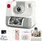 Appareil Photo Enfant Instantanée,1080P Appareil Photo Numérique Enfant avec Papier d'impression & Carte TF 32G, Stylo 5 Couleurs,Cadeau pour Filles Garçons de 3-10 Ans (Blanc)
