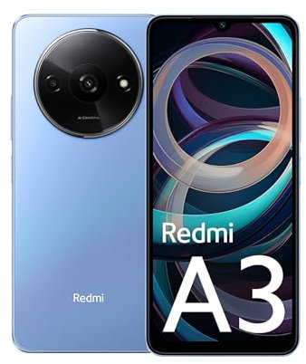 Redmi A3 (Lake Blue, 4GB RAM, 128GB Storage) | Premium Halo Design | 90Hz Display