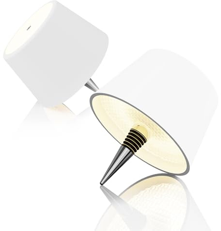 MU LIN Flaschenlampe Aufsatz LED Aufladbar Schwarz, IP54 Wasserdicht Lampenschirm für Flasche, Akku Lampe für Flasche LED USB, 3 Farbtemperaturen & Dimmbare, Touch Control, für Restaurant Bar Balkon