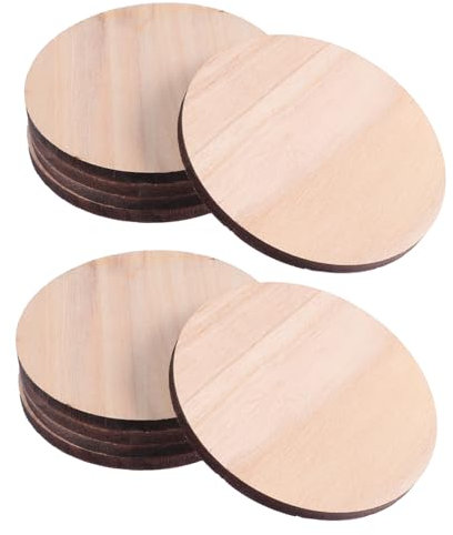 DIYEAH 10pezzi Slices Non Trattati Per Decorazioni Natalizie e Creativi Spessore