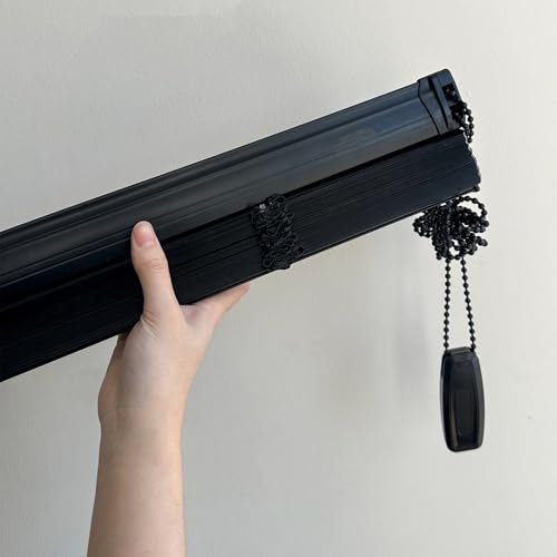 YUJIANHUAA Aluminium Jalousie,Blackout Horizontal Jalousette,25mm Lamellen Jalousie,Sonnen- & Sichtschutz Seitenzugrollo,für Home Office,Anpassbar,Breite×Höhe (135cm x 180cm)